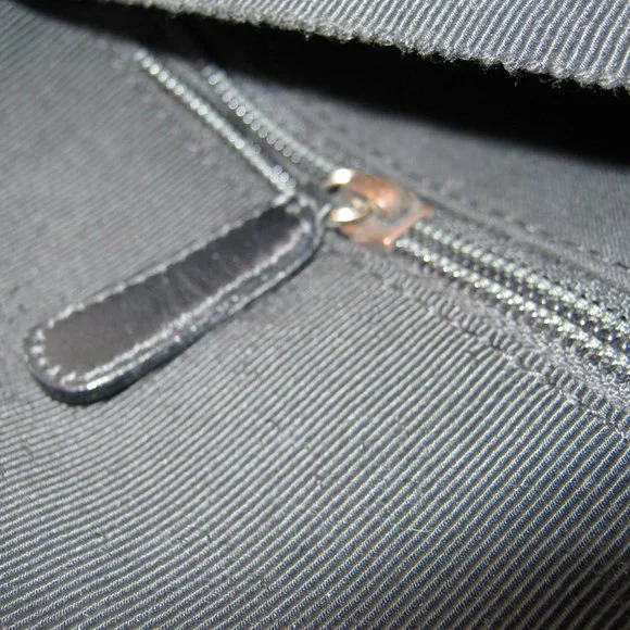 Ferragamo Tiered Vala Black Tote - Picture 6 of 8